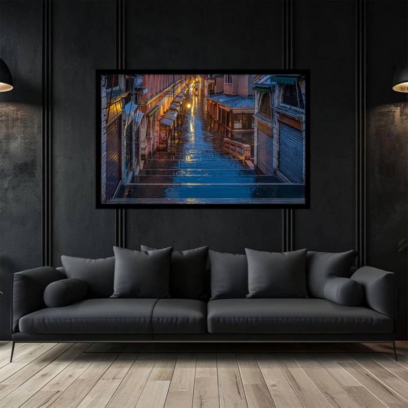 تابلو بکلیت طرح کلاسیک منظره شهری مدل B-bu5026