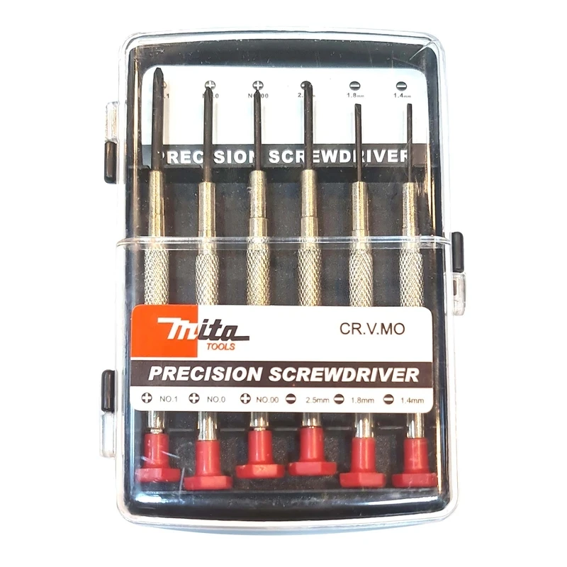 پیچ گوشتی ساعتی میتا مدل AJ-MITA-116S مجموعه 6 عددی