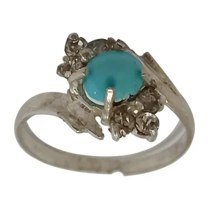 انگشتر نقره زنانه سلین کالا مدل فیروزه ce-As4