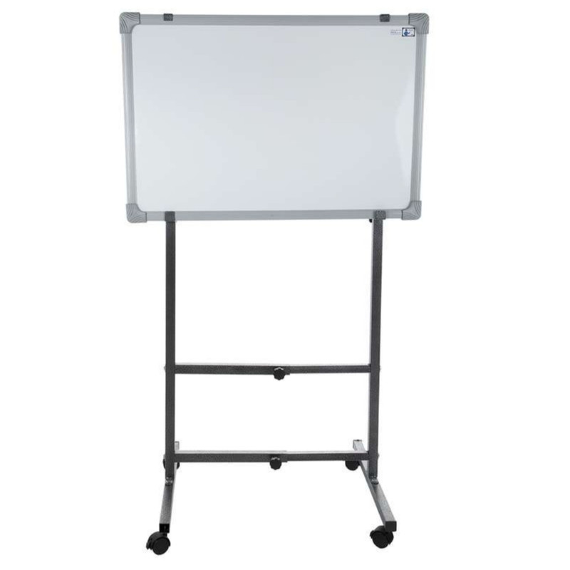 تخته وایت برد مدل مغناطیسی سایز 100×80 سانتی متر به همراه پایه نگهدارنده