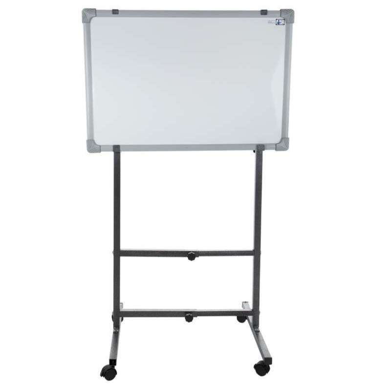 تخته وایت برد مدل مغناطیسی سایز 100×80 سانتی متر به همراه پایه نگهدارنده تخته وایت برد مدل مغناطیسی سایز 100×80 سانتی متر به همراه پایه نگهدارنده