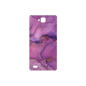 MAHOOT Purple Marble Cover Sticker for Honor 3C