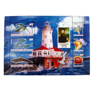 تمبر یادگاری مدل حیوانات کد a-837 مجموعه 6 عددی