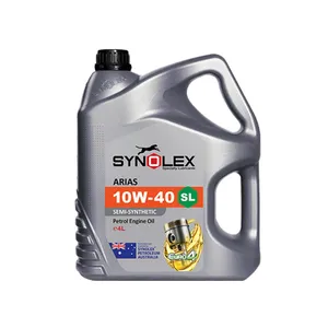 روغن موتور خودرو سینولکس مدل آریاس 10W-40 SL حجم 4 لیتر 