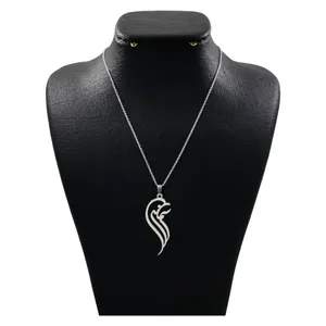 گردنبند نقره زنانه دلی جم طرح سمانه کد D 284
