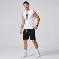ست تاپ کلاهدار و شلوارک ورزشی مردانه اولسون مدل Sport