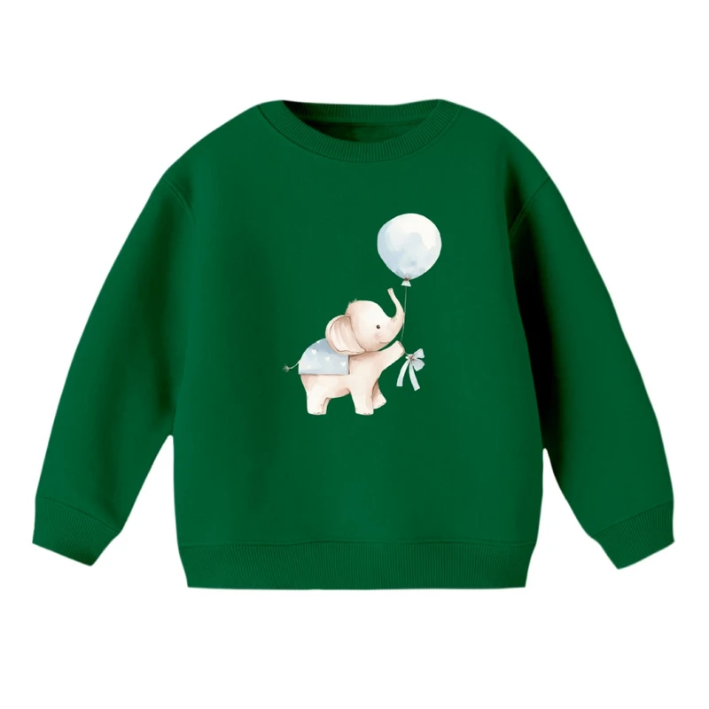 سویشرت بچگانه مدل فیل و بادکنک 