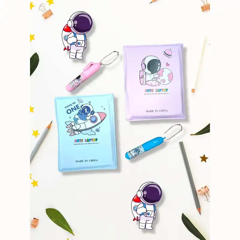 دفترچه یادداشت مدل فضانورد به همراه خودکار