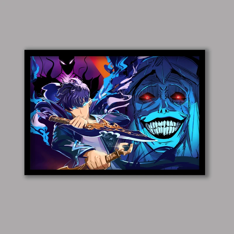 تابلو لیلیان مدل انیمه تک رو Solo Leveling کد LA-G11534-2