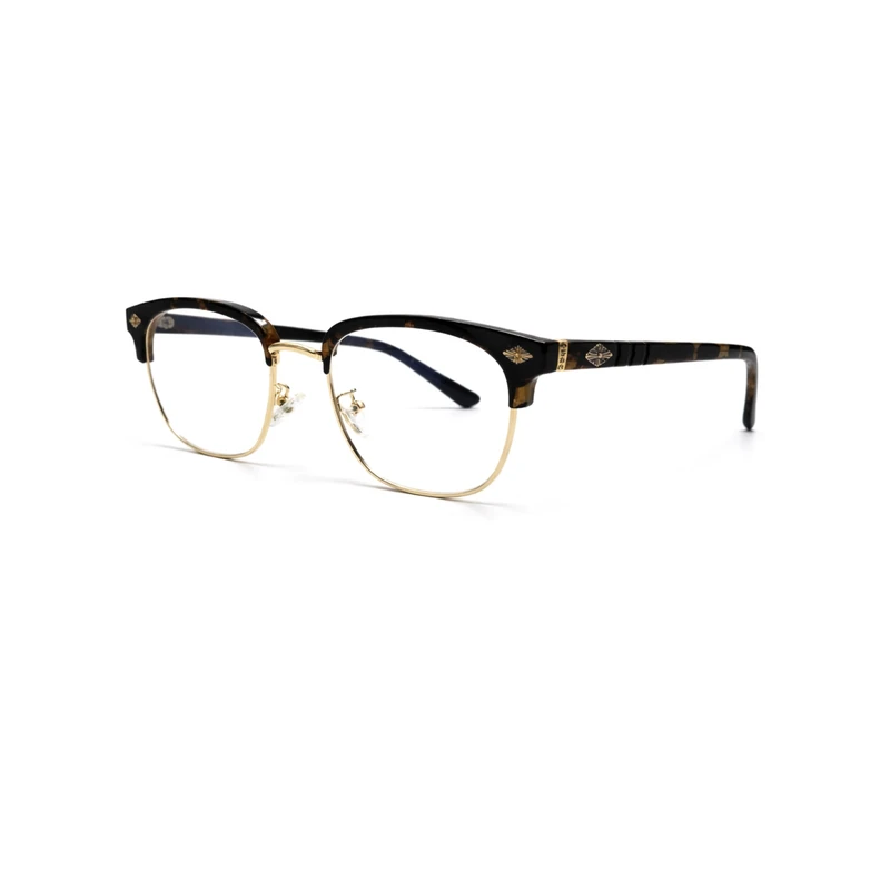 فریم عینک طبی نیم فریم مدل HG-01 مناسب برای انواع فرم صورت