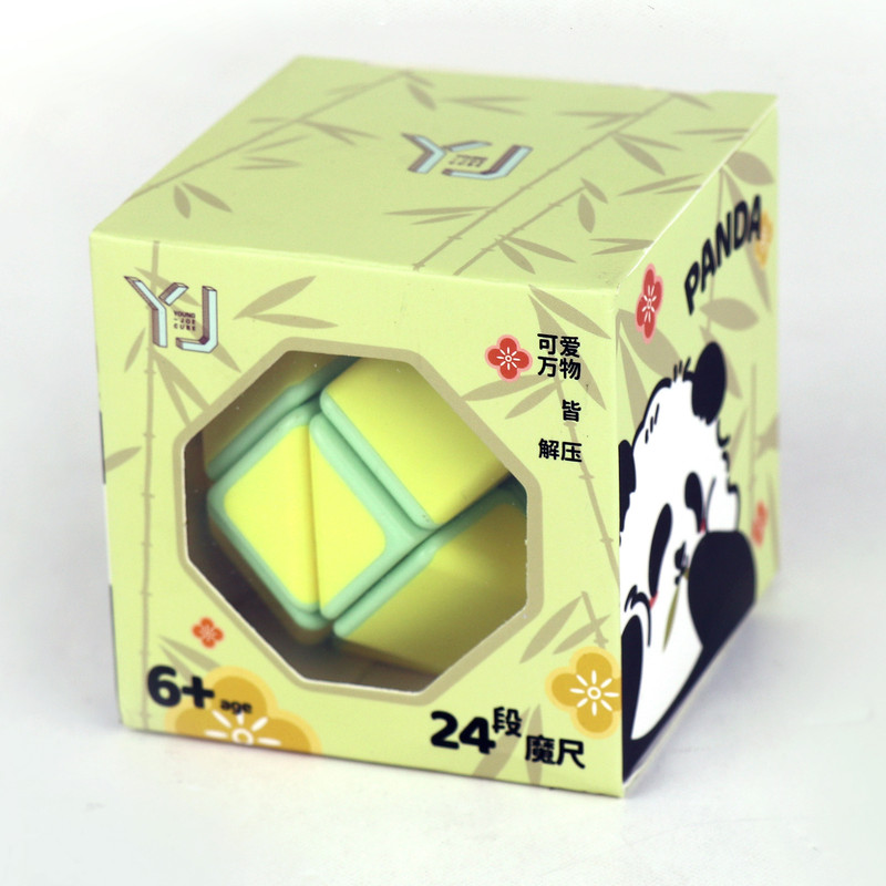 مکعب روبیک وای جی مدل ماری 24 قطعه سری پاندا YJ Magic Snake 24 pcs