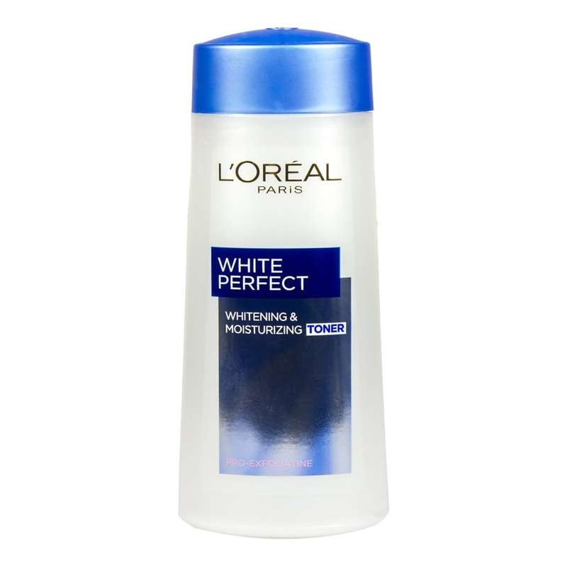 تونر پاک کننده آرایش صورت لورآل مدل WHITE PERFECT حجم 200 میلی لیتر