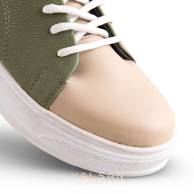 کفش روزمره زنانه چرم یلسان مدل راشل کد 669-MC-sb