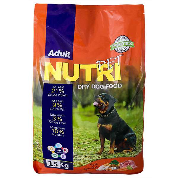 غذای خشک سگ بالغ نوتری مدل 21% وزن 15 کیلوگرم