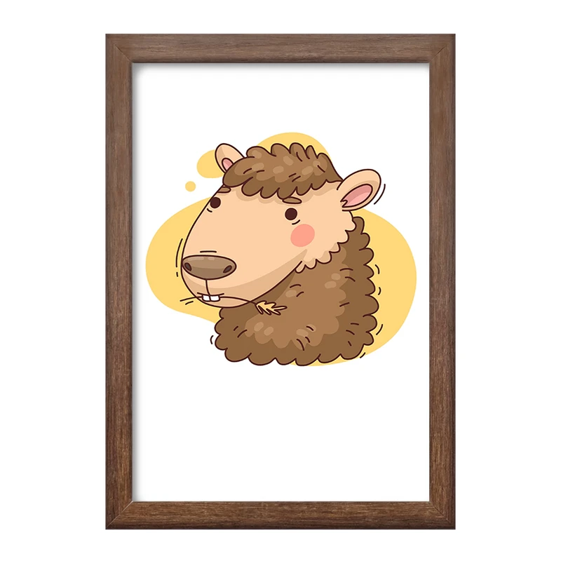 تابلو خندالو طرح شتر حیوانات بامزه کد 37169