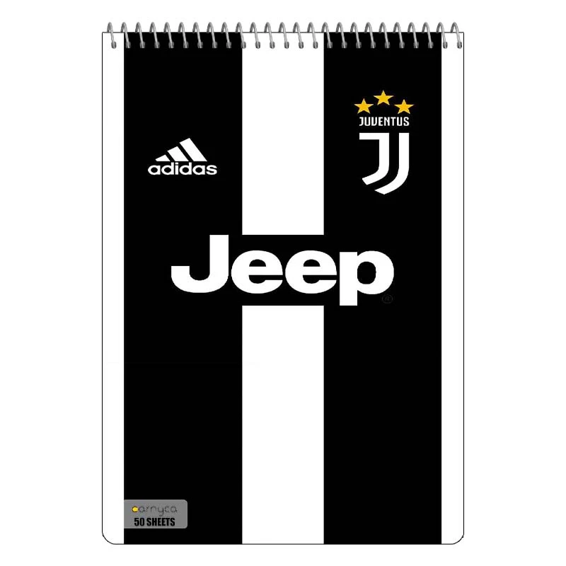 دفتر نقاشی 50 برگ سیمی کارنیکا طرح یوونتوس Juventus کد 47996