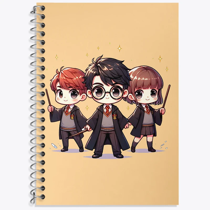 دفتر لغت 50 برگ خندالو طرح هری پاتر (Harry Potter) کد N2169