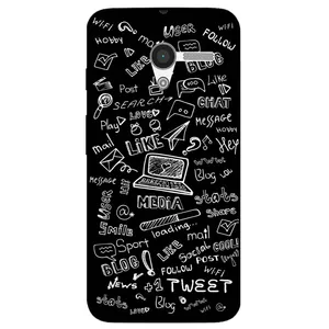 Megafone Social Media 1898 Cover For Motorola Moto X