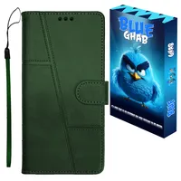 کیف کلاسوری بلو قاب مدل پاسپورتی کد O38 مناسب برای گوشی موبایل سامسونگ Galaxy A04s به همراه آویز