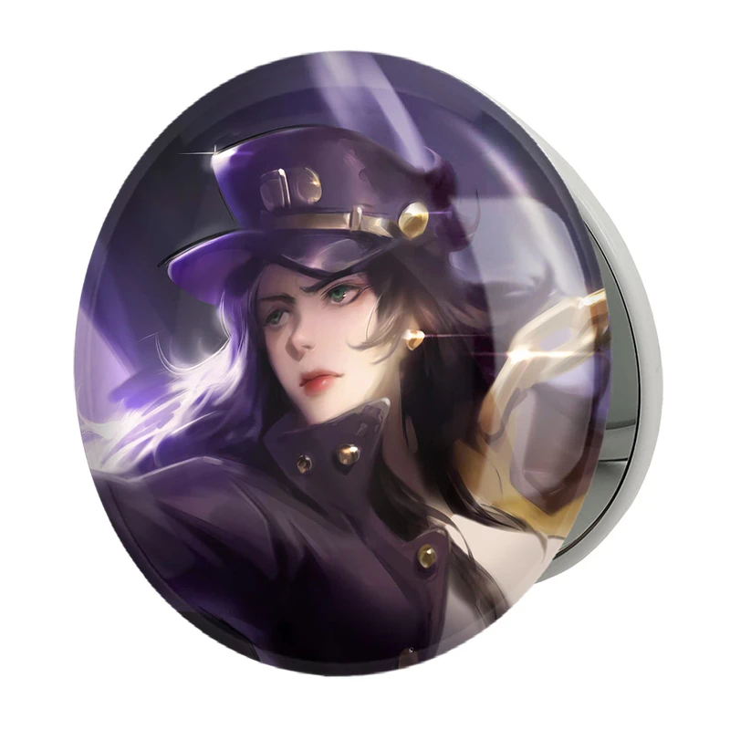 آینه جیبی خندالو طرح جوتارو ورژن زن انیمه Jojo مدل تاشو کد 11547 