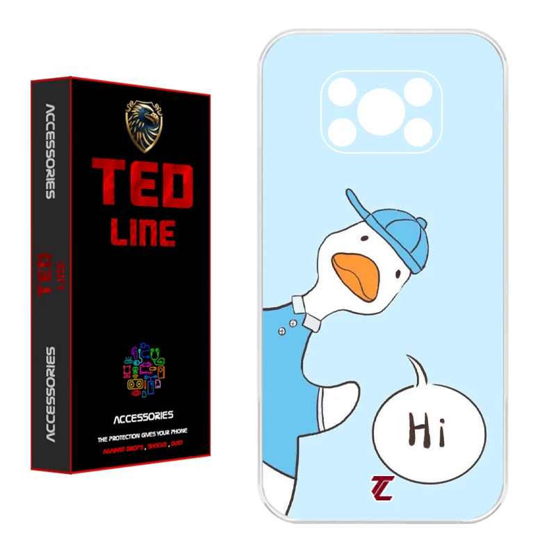 کاور تد لاین طرح اردک کد 1104 مناسب برای گوشی موبایل شیائومی Poco X3 / X3 Pro / X3 NFC