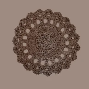 رومیزی بافتنی مدل مجلل کد 401