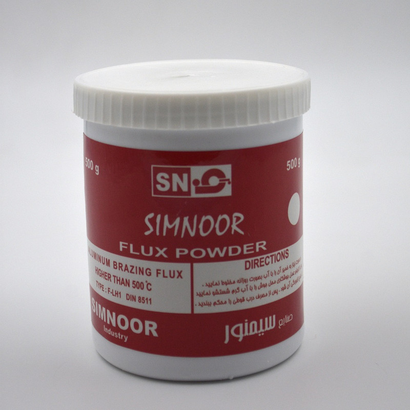 لوازم روانکاری مدل فلاکس یا تنه کار جوشکاری آلمینیوم وزن 500 گرم