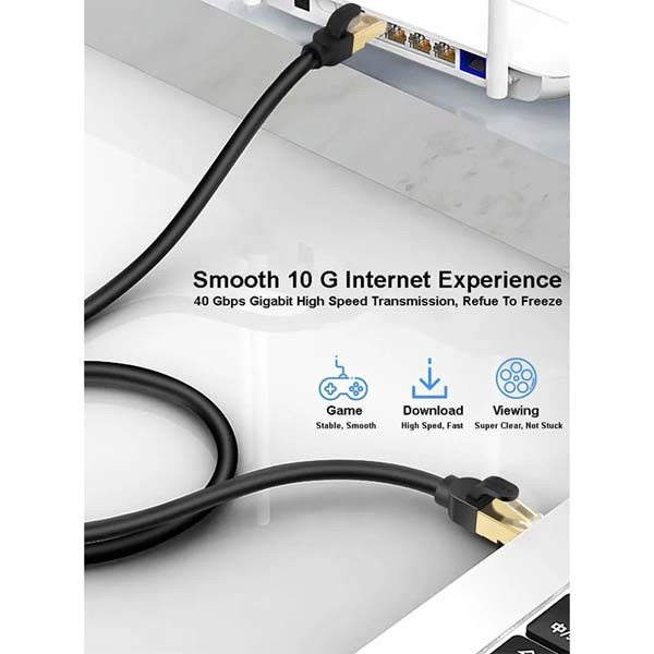 کابل شبکه Cat8 وگیگ مدل V-E808