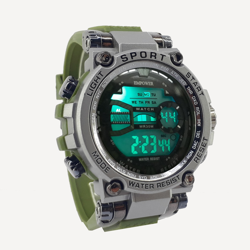 ساعت مچی دیجیتال مردانه امپاور مدل اکسپونی کد sabz1