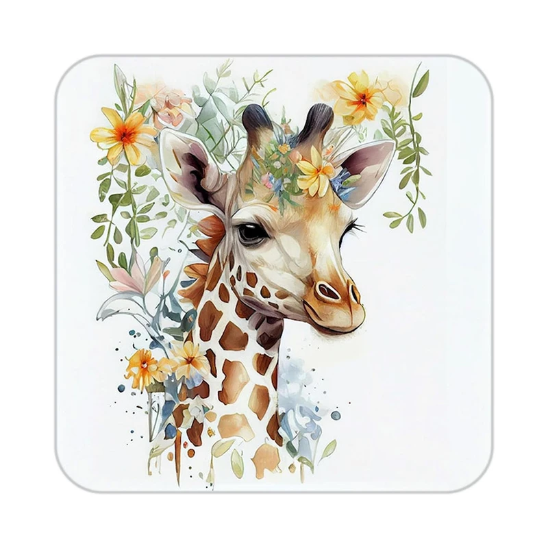 زیر لیوانی کاکتی طرح حیوانات رنگی مدل mp26153