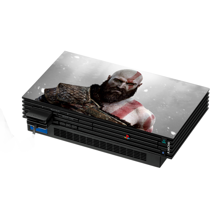 برچسب کنسول بازی پلی استیشن 2 توییجین وموییجین مدل  god of war f100