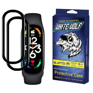 محافظ صفحه نمایش وایت ولف مدل W-2PWM مناسب برای ساعت هوشمند شیائومی Mi Band 8 بسته 2 عددی