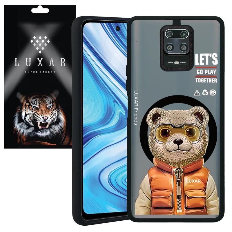 کاور لوکسار مدل Teady Bear  مناسب برای گوشی موبایل شیائومی Poco M2 Pro / Redmi Note 9S / Note 9 Pro / Note 9