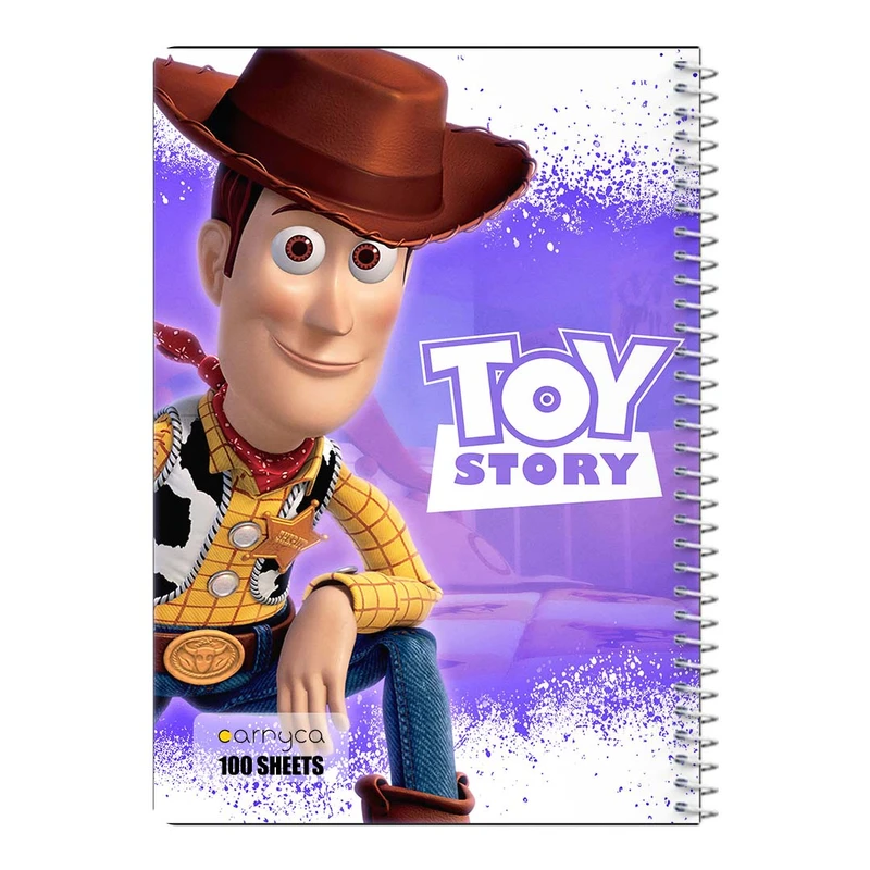 دفتر مشق 100 برگ سیمی کارنیکا طرح داستان اسباب بازی Toy Story کد 18795