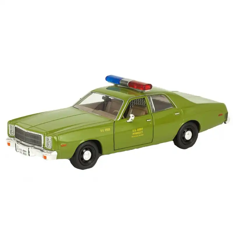 ماکت ماشین گرین‌لایت مدل پلیس طرح کلاسیک سری Plymouth Fury 1977 US Army Police