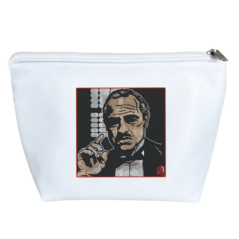 کیف لوازم آرایش دخترانه خندالو مدل پدرخوانده پیکسلی کد 10443