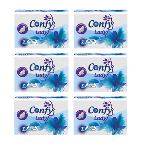 نوار بهداشتی کانفی لیدی مدل ULTRA EXTRA LONG 6 بسته 6 عددی