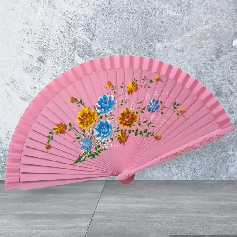 بادبزن طرح گل کد 1005