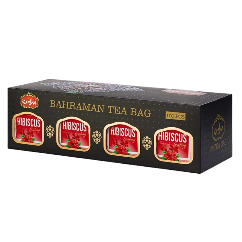 چای ترش کیسه ای بهرامن بسته 100 عددی
