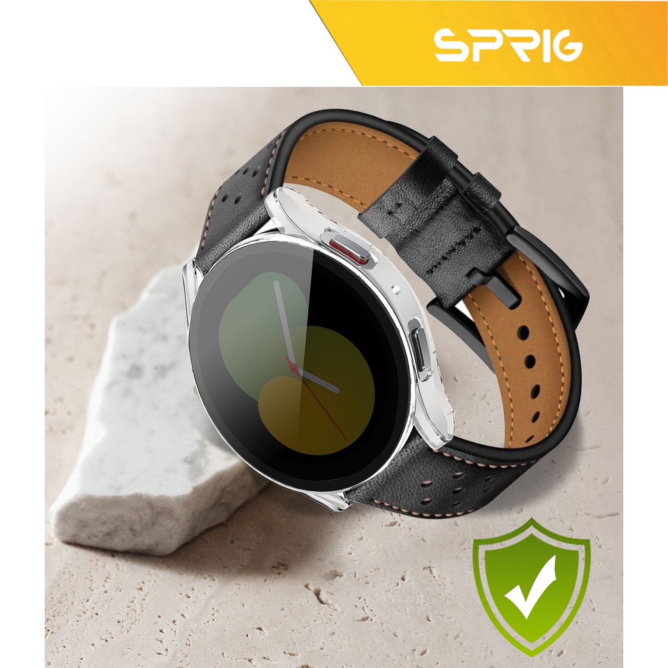 بند اسپریگ مدل Swatch مناسب برای ساعت هوشمند سامسونگ Galaxy Watch 5 Pro 45mm به همراه کاور -  - 13