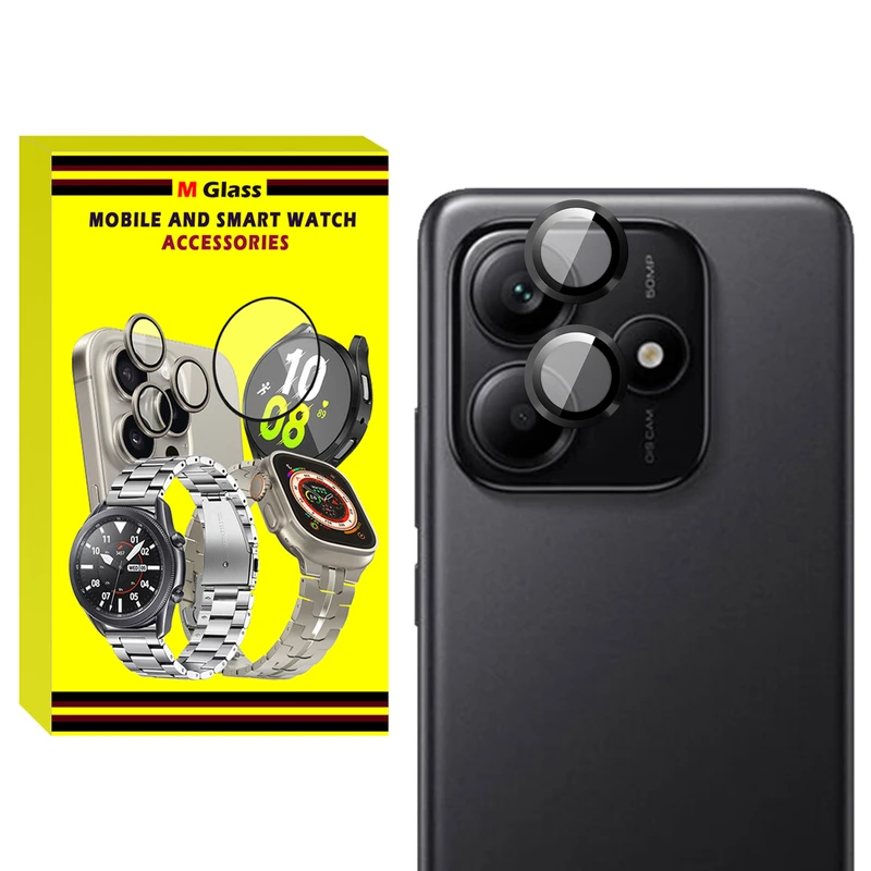 محافظ لنز دوربین ام‌گلس مدل Ring Metal MG مناسب برای گوشی موبایل شیائومی Redmi Note 14