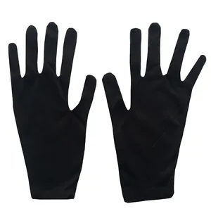 دستکش زنانه مدل نخی کد 52120 رنگ مشکی