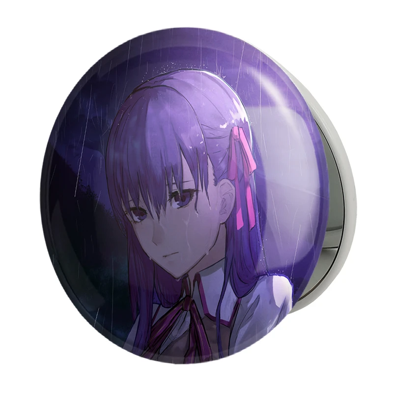 آینه جیبی خندالو طرح ساکورا انیمه فیت استی نایت Fate Stay Night مدل تاشو کد 22741 