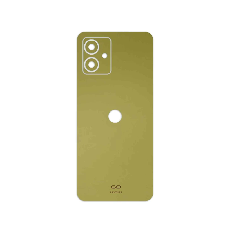 برچسب پوششی ماهوت مدل Matte-Gold مناسب برای گوشی موبایل موتورولا Moto G14