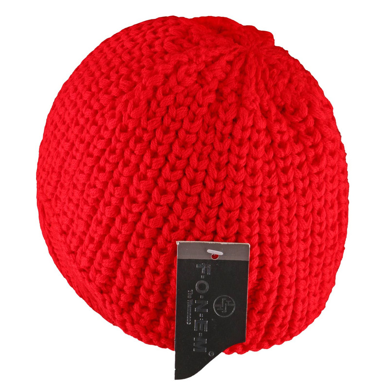 ست کلاه و شال گردن بافتنی طرح فرانسوی درشت مدل 4665