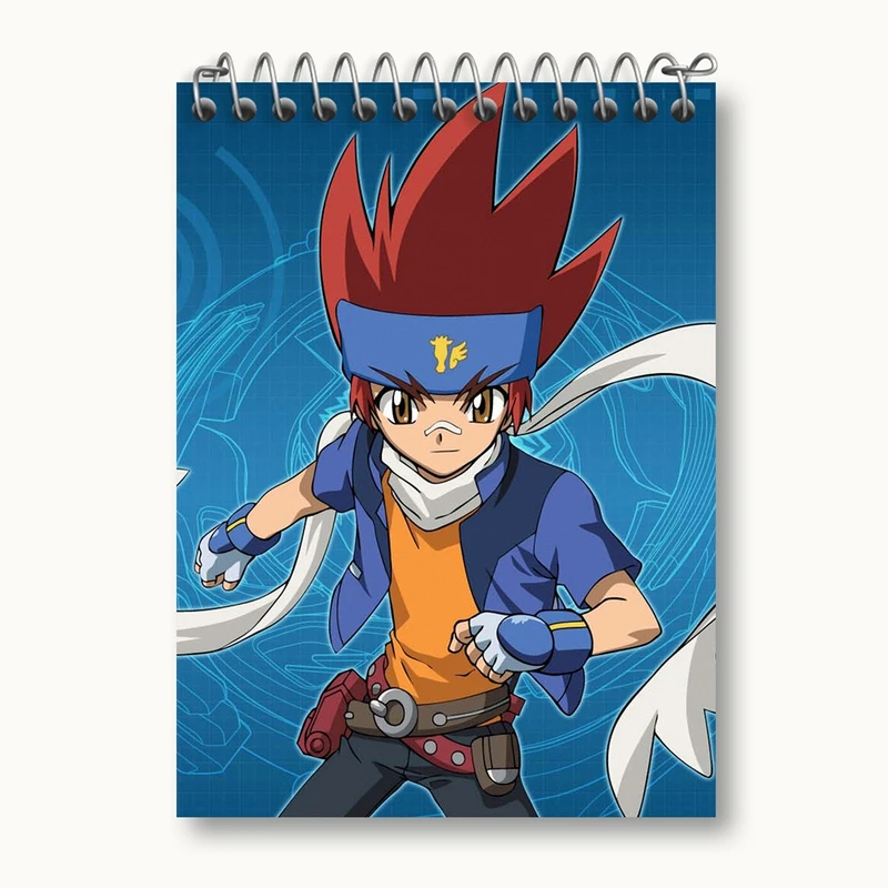 دفتر یادداشت 50 برگ خندالو مدل انیمه فرفره های انفجاری کد 27852