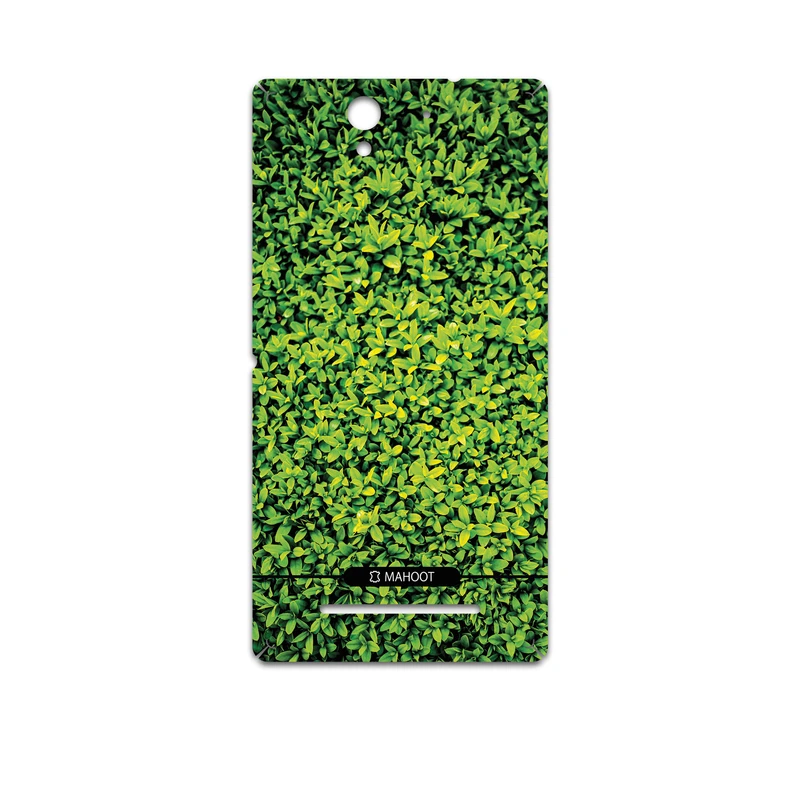 برچسب پوششی ماهوت مدل Leafs مناسب برای گوشی موبایل سونی Xperia C3 Dual
