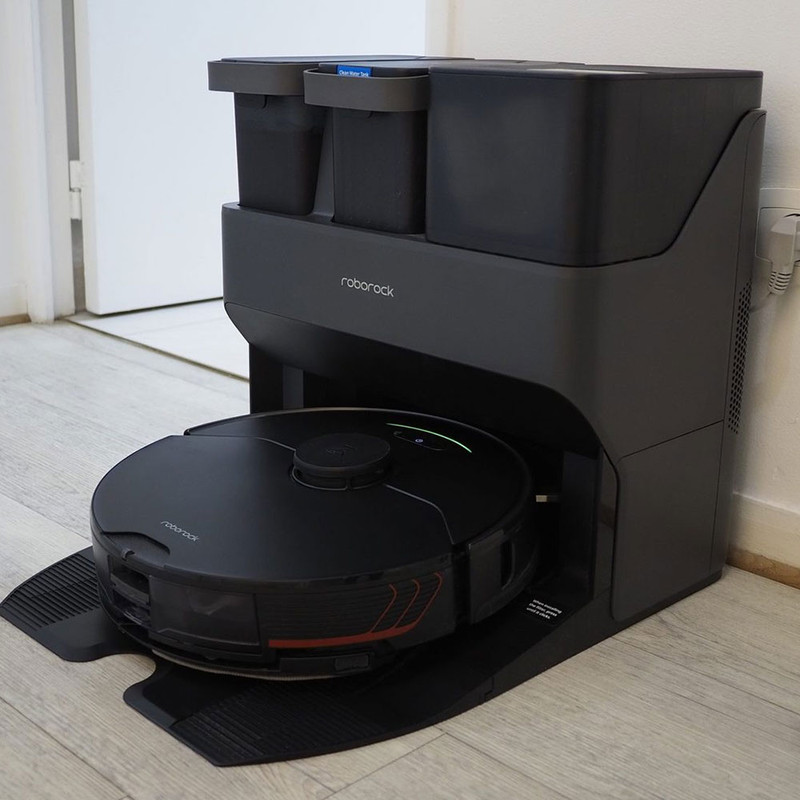 کیسه تخلیه و پد تی جارو رباتیک مدل Roborock مناسب برای جاروبرقی رباتیک روبوراک  S7 Max V Ultra مجموعه 3 عددی