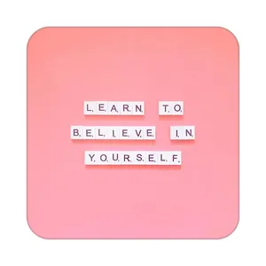 زیر لیوانی کاکتی طرح جملات انگیزشی و مثبت مدل mp24744