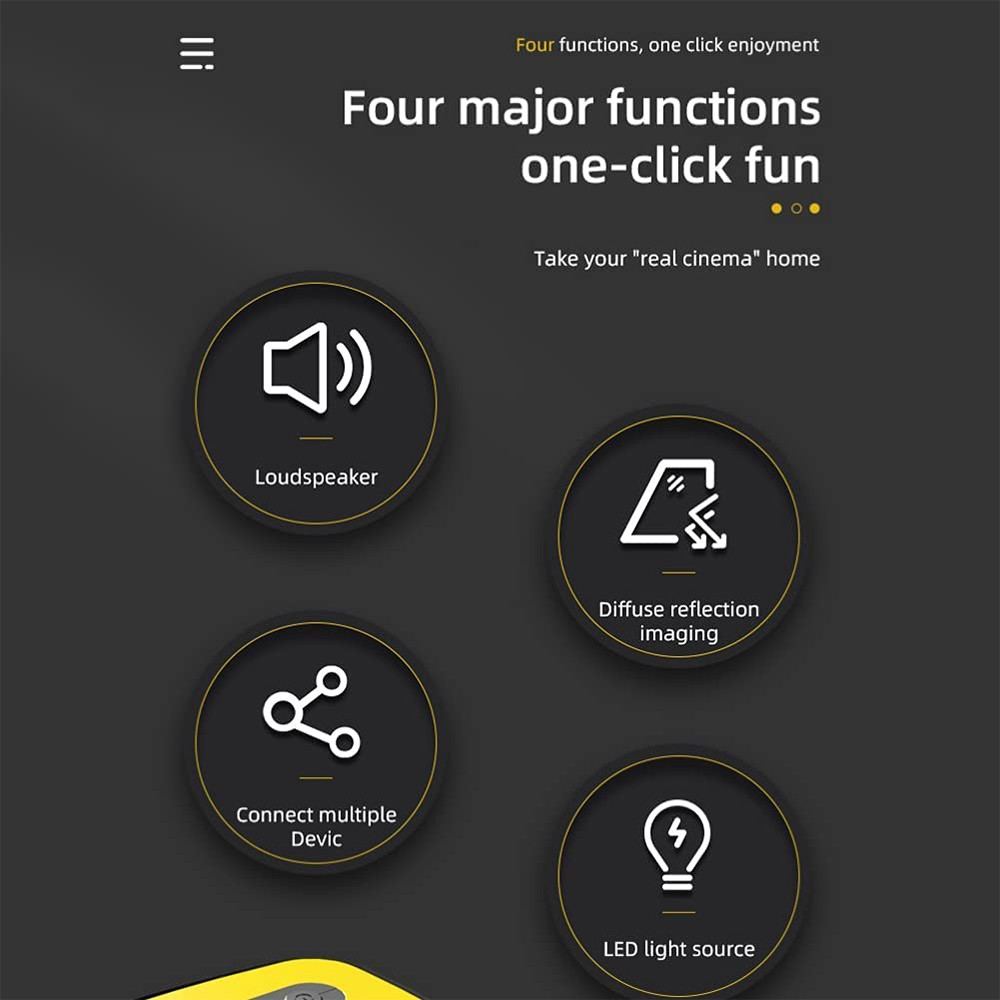 مینی ویدئو پروژکتور مدل 3337